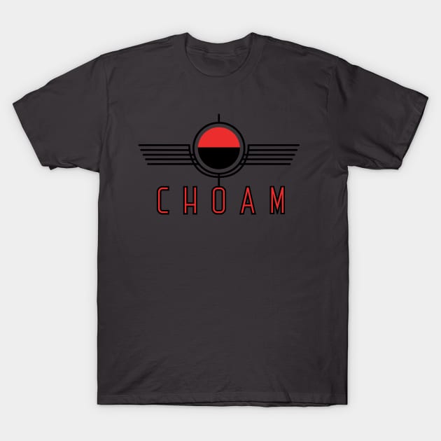 Choam logo red T-Shirt by karlangas